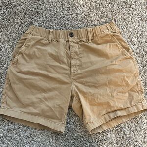 Bearbottom Men’s Stretch Shorts: Large/ 7” / Camel